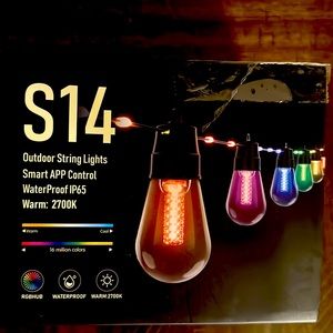 S14 Outdoor String Lights Smart APP control